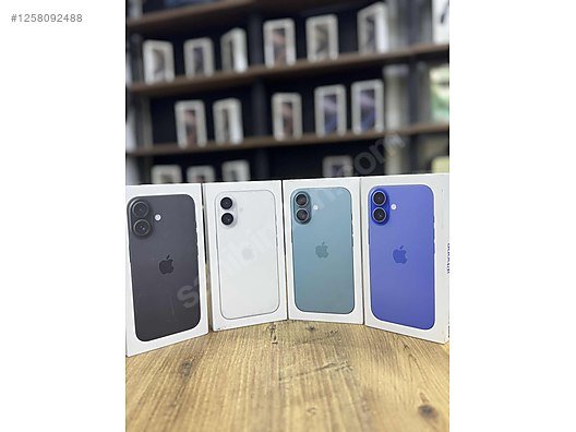 Sıfır Kapalı Kutu iPhone 16 128GB - 12 Ay Garanti